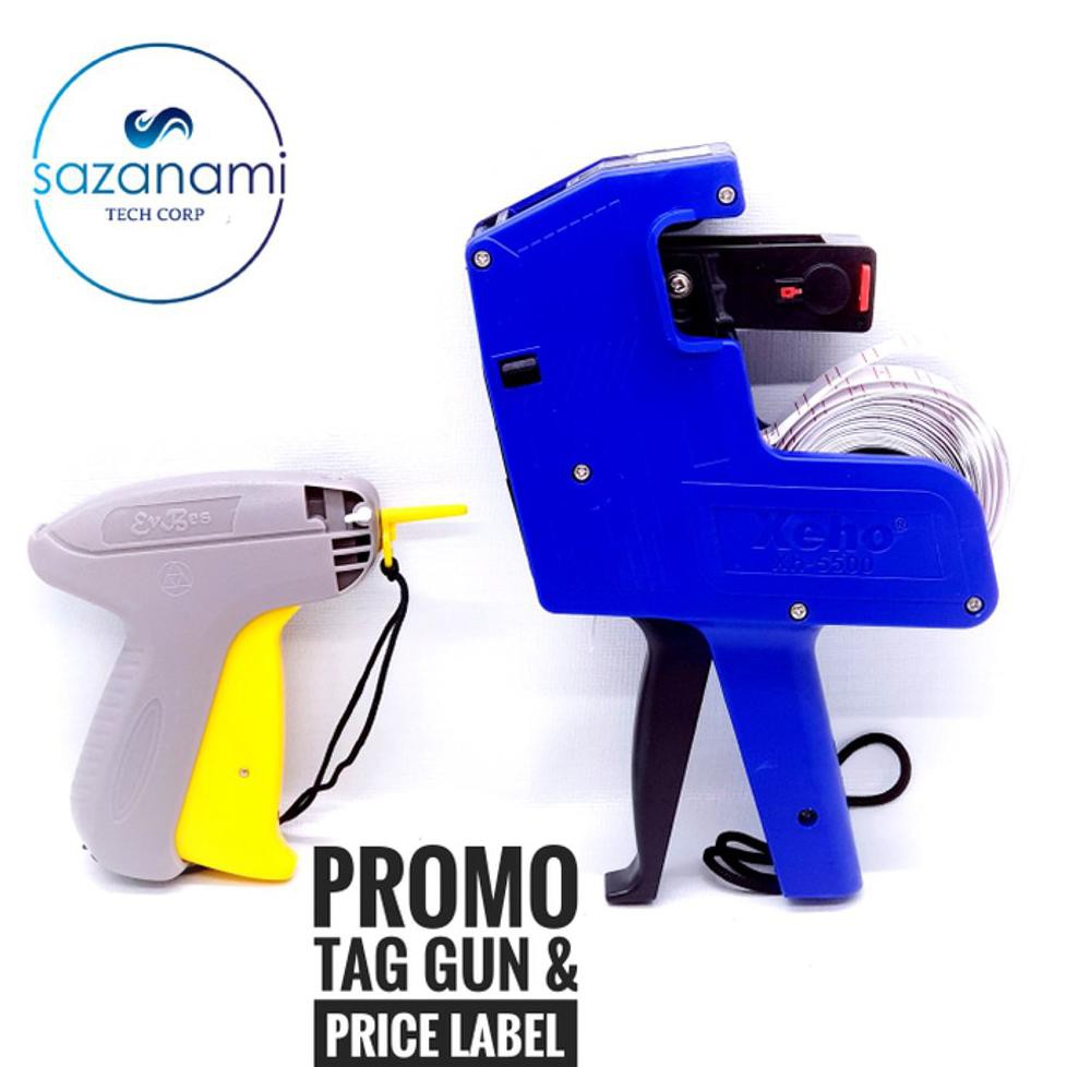 

TERMURAH PROMO 1 SET TAG GUN & LABEL HARGA TAG GUN EVBES PRICE LABEL XEHO