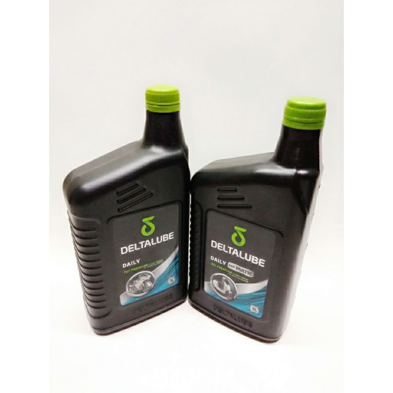 OLI DELTALUBE DAILY FOR MATIC 757 PREMIUM //SAE 1OW30 1L OIL NMAX AEROX SKYDRIVE HARGA 1 BOTOL
