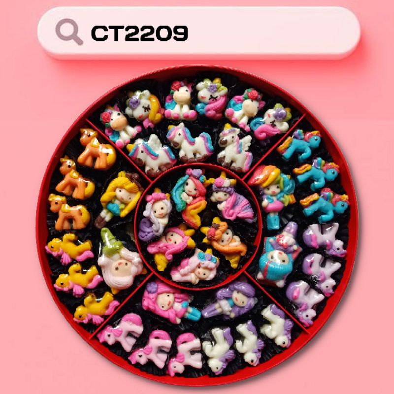 

CT2009 Bestseller Coklat Karakter Little Pony, equestria, unicorn, mermaid u/ hadiah kado anak cewek