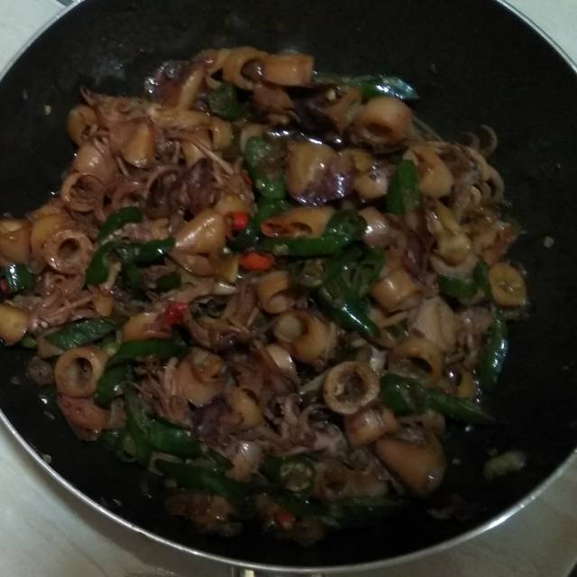 

Cumi asin cabe ijo