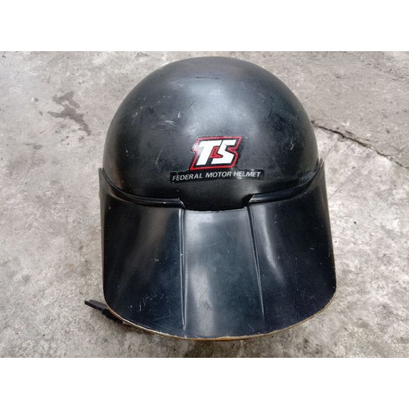 helm Tiger shark fedaral helm gl fighter jadul lawas