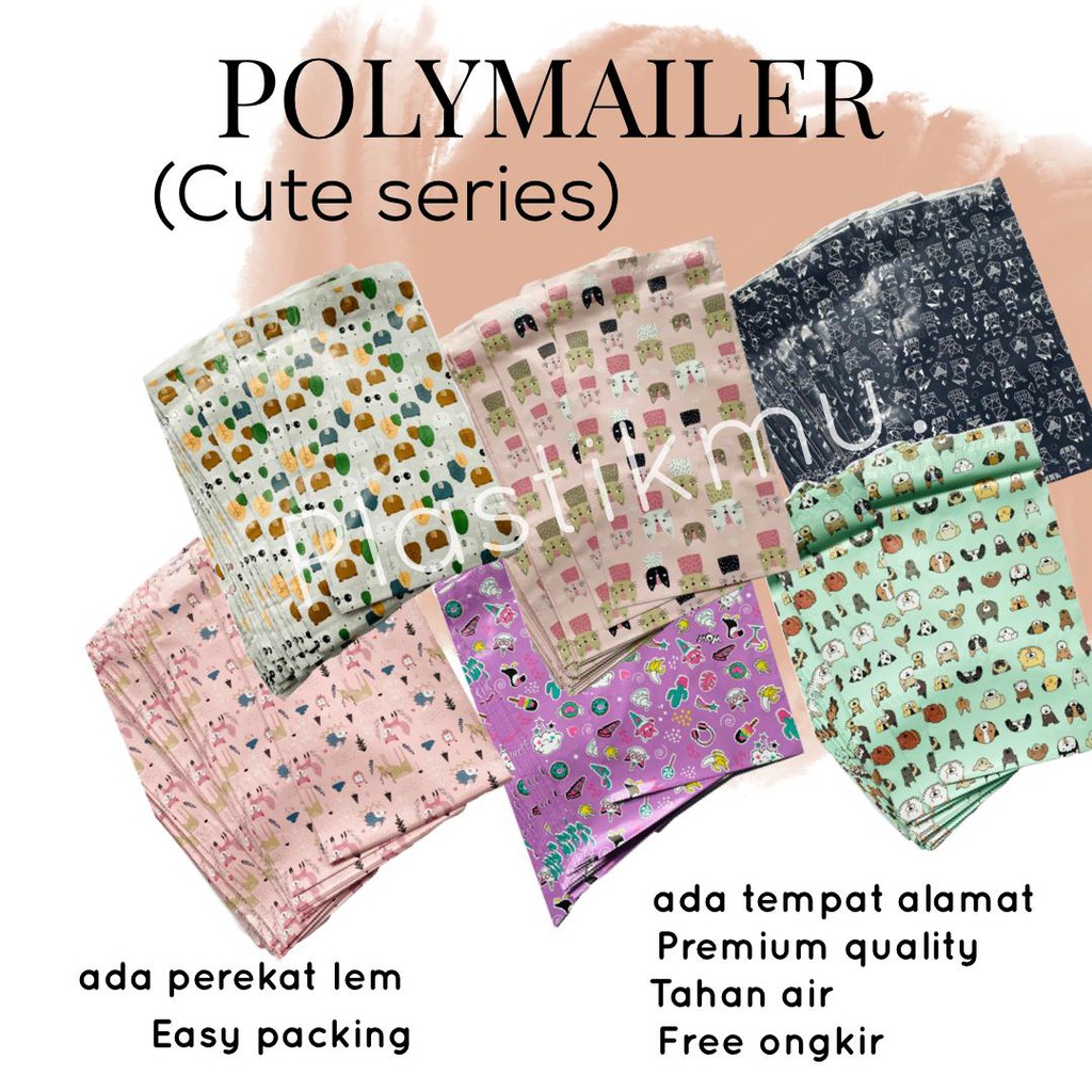 (SATUAN) POLYMAILER MURAH - PLASTIK PACKING (MOTIF SERIES)