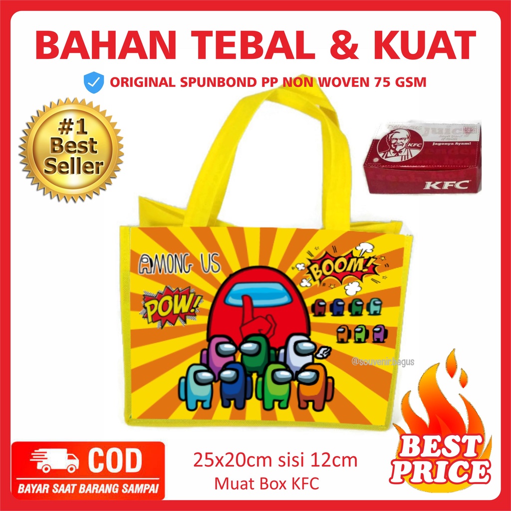 Tas Souvenir Ultah Among Us Tas Ulang Tahun Among Us Jakarta