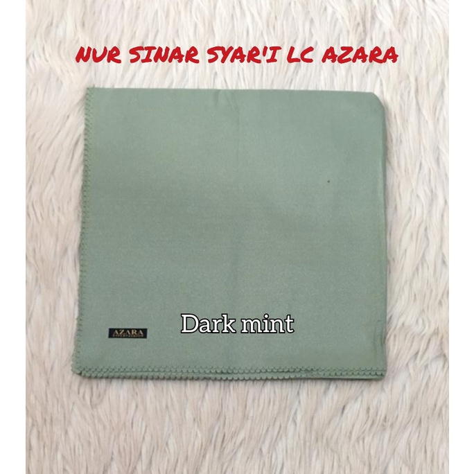 [PILIH WARNA] NUR SINAR SHINAR SYARI LC AZARA HIJAB SEGIEMPAT POLOS LUXURY PREMIUM GLITTER GLOWING