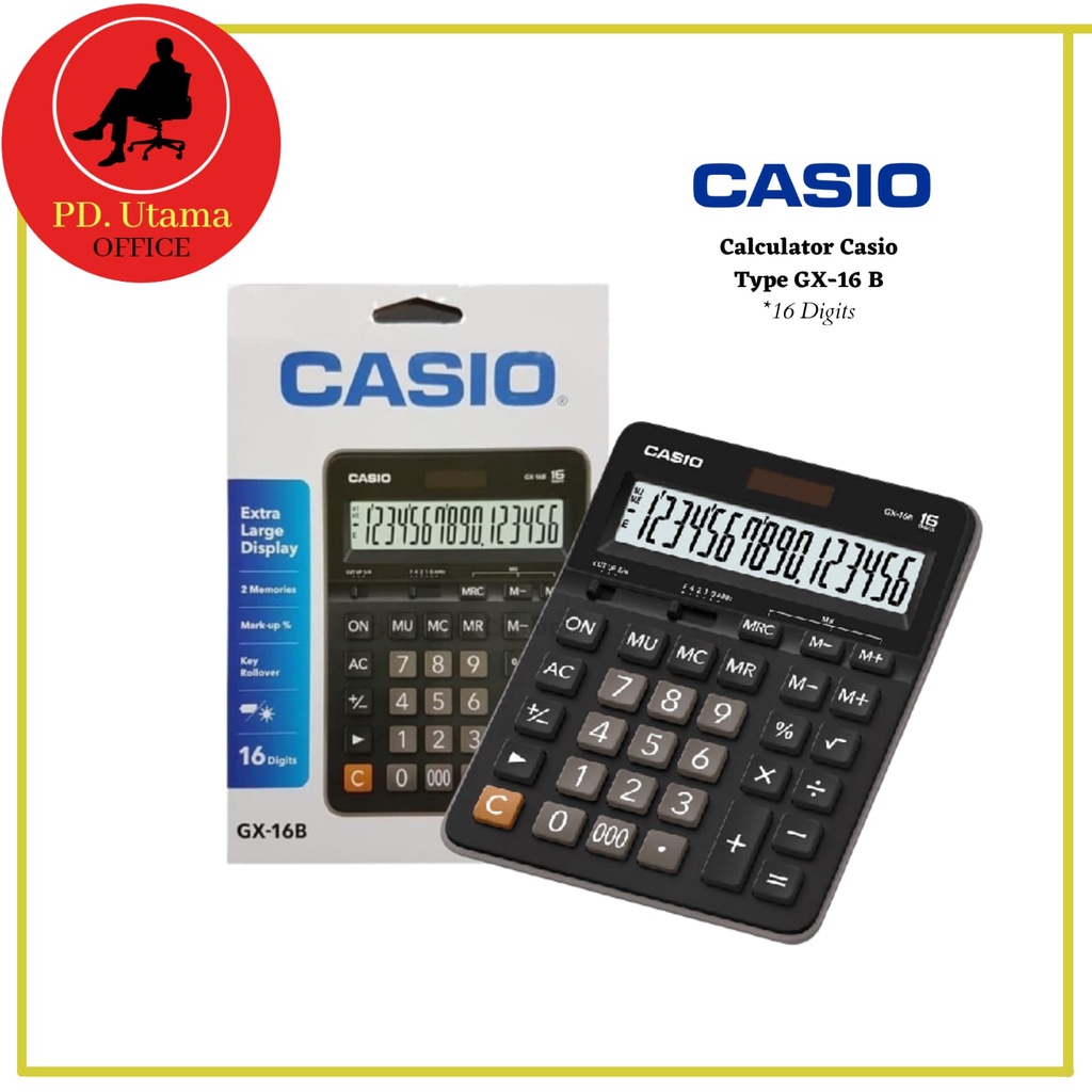 

KALKULATOR CASIO GX 16 B PROMO MENARIK HARGA MURAH