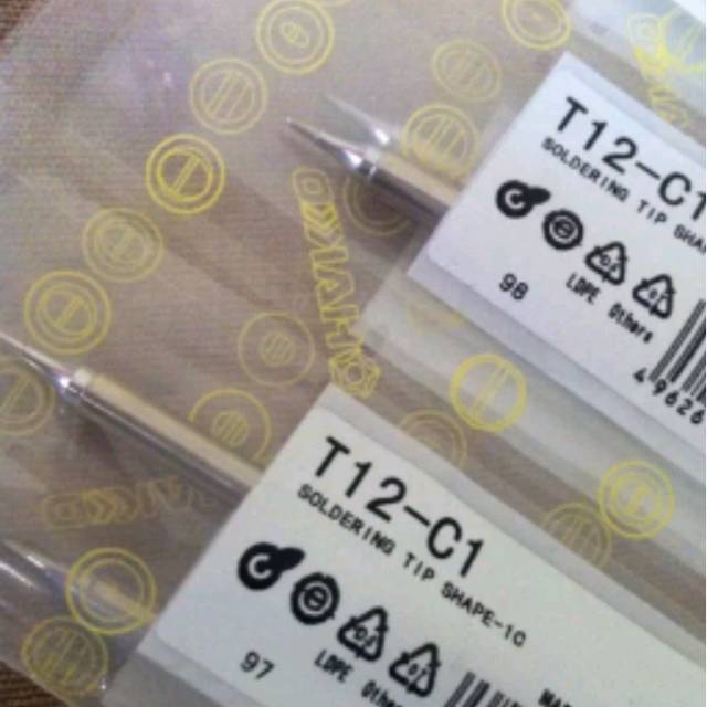 SOLDER TIP HAKKO T12-C1 ORIGINAL MADE IN JAPAN HAKKO MODEL LANCIP T12 C1