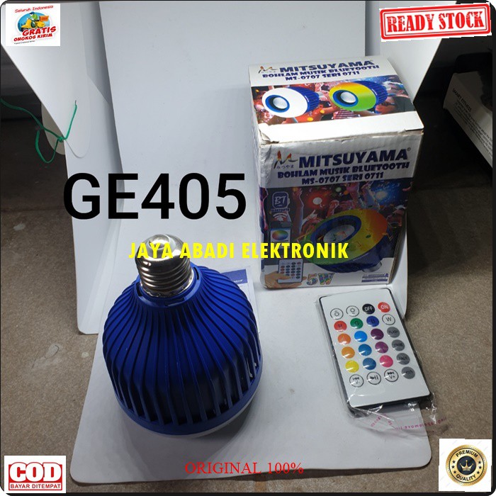 G405 LED MUSIK BLUB LAMPU MUSIK RUMAH BLUETOOTH BOHLAM SPEAKER SPK BLUETOOTH MINI MP3 AUDIO DISCO WARNA WARNI REMOTE 5 WATT SINAR CAHAYA TERANG LAMP DINDING WALL TEMBOK PORTABLE ORIGINAL BISA BLUETOOTH KE SEGALA JENIS HP BISA ATUR WARNA LAMPU LEDNYA