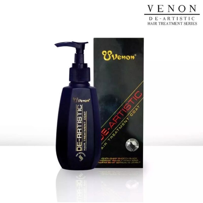 VENON HAIR TREATMENT HITAM 160ML - VENON HITAM VITAMIN RAMBUT