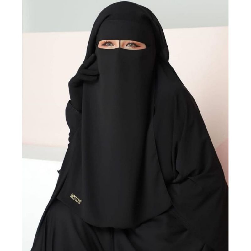 Niqab Cadar Yaman Nose String (panjang belakang 90cm)