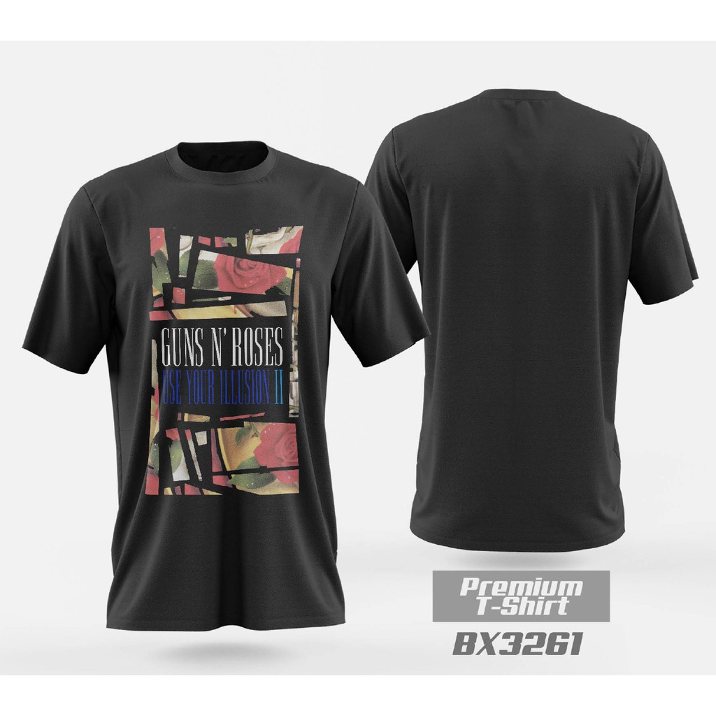 BAJU GUNS N ROSES BAND KAOS DISTRO ADA UKURAN JUMBO PREMIUM TSHIRT