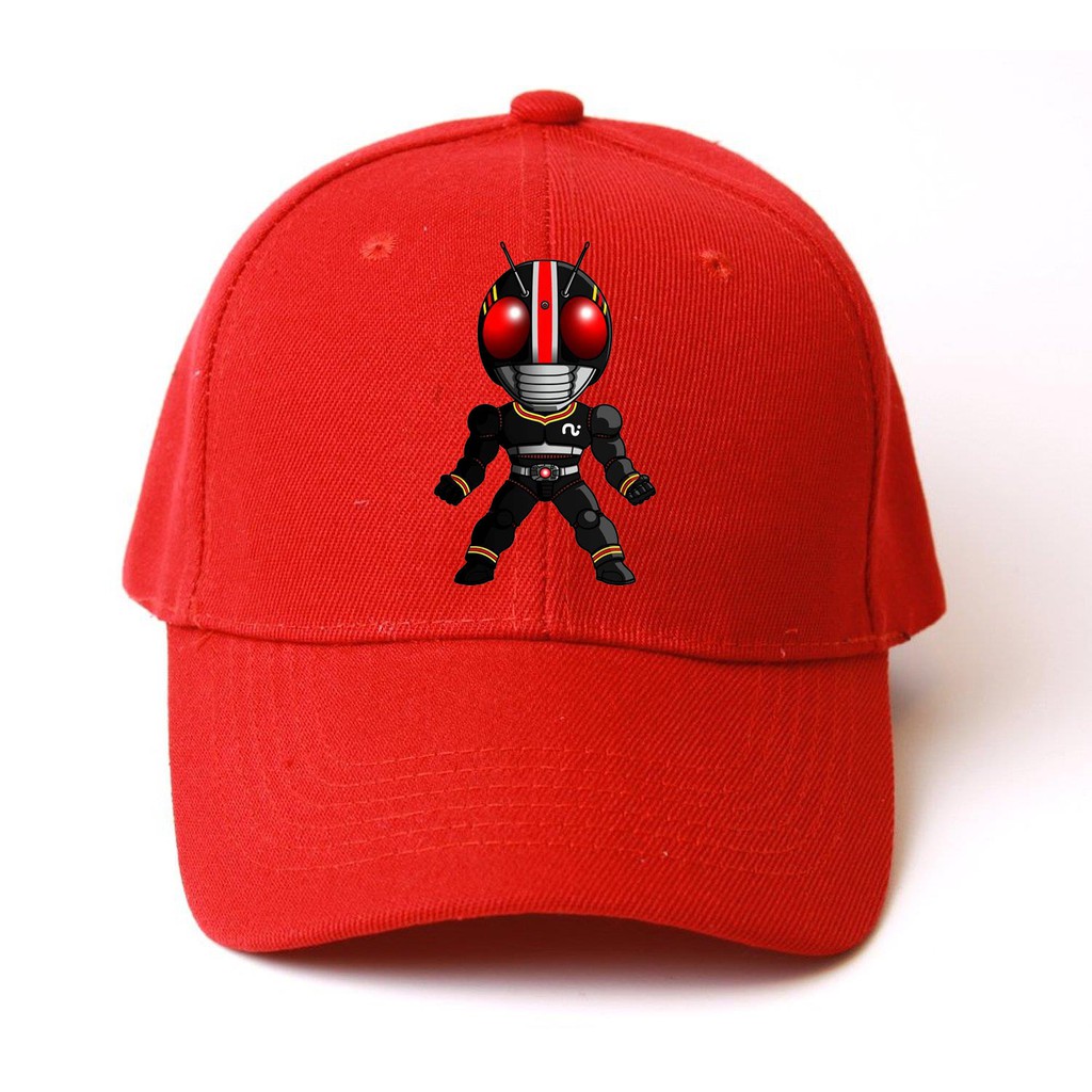 Topi karakter anak satria baja hitam RX