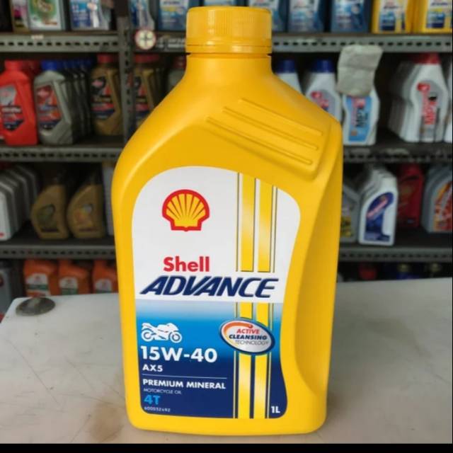 Oli shell ax5 15w40 1liter 1000ml