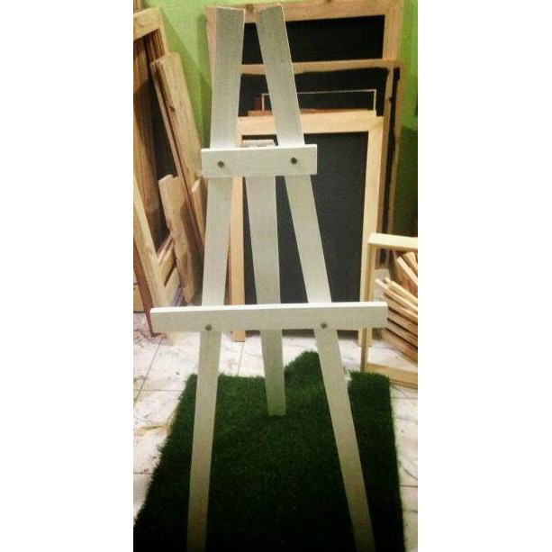 

(Star PluS NYM 9Ap7Bn) standing kayu 120 cm / Kaki papan tulis tripod papan tulis chalkboard ▧