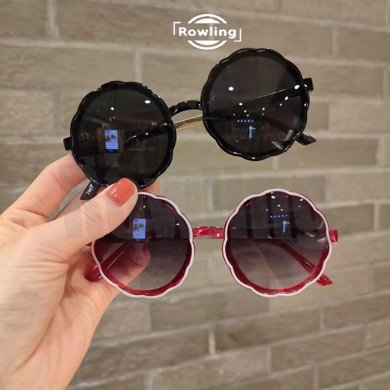 rowling (ka-214)Kacamata Anak New Trend/Fashion Anak Terbaru Bulat Kacamata Hitam Motif  UV protection High Quality Import Kacamata Fashion