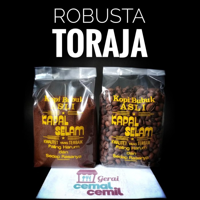 

Kopi ROBUSTA TORAJA cap KAPAL SELAM BANDUNG