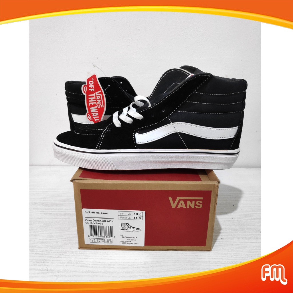 Sepatu Vans Old Skool Classic SK8 HiTop DT BNIB / Urban Sneakers Skateboard