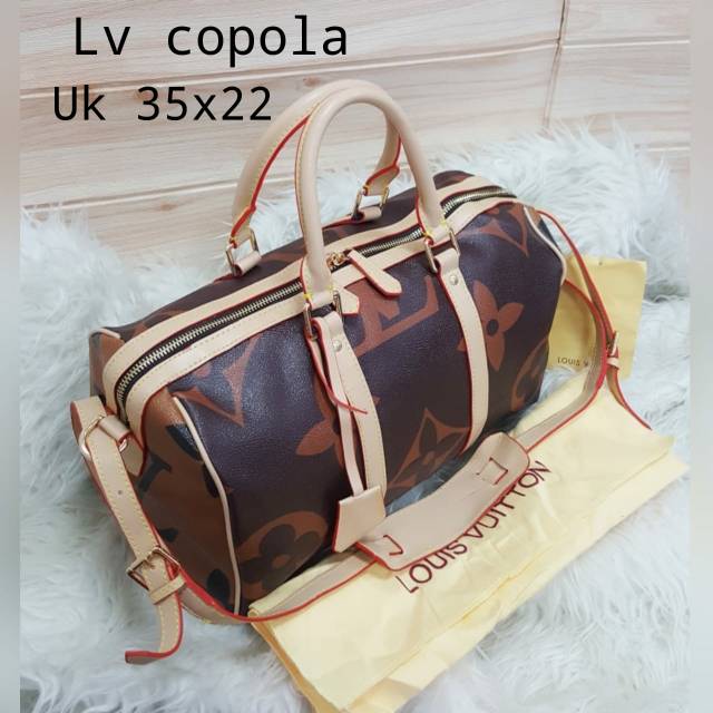 LV Sofia Coppola Giant Mono size 35x22 ada no seri, lengkap dustbag, sertifikat,  talpan, gembok