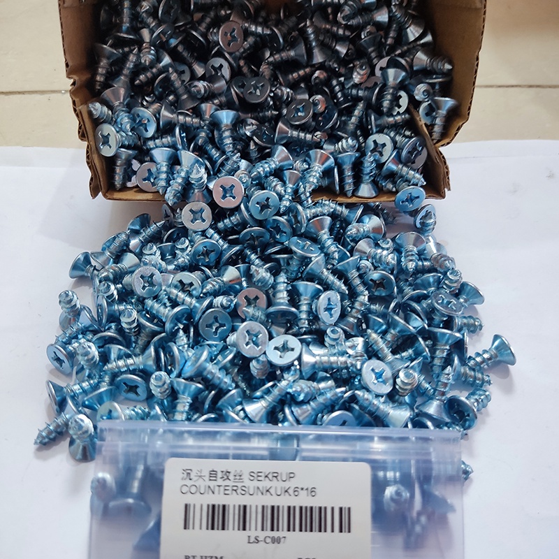 BAUT COUNTERSUNK / Baut JF L M6 6 x 16 6 x 20 6 x 25 6 x 30 6 x 40 6 x 50 6 x 60  /Baut Verseng / Ba