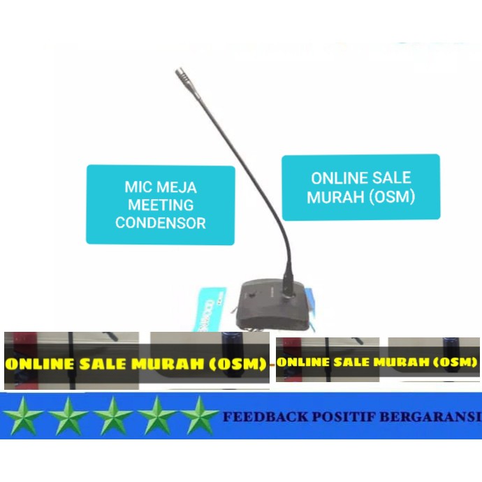 Kenwood condenser condesor mic meeting meja mikrophone table podium microphone pro audio sound sistem meting vokal vocal mik profesional panggung dj studio  suara bagus, jernih dan bersih Kenwood 380 1bh microphone 1bh kabel 5-7meter 1bh busa Suara bagus,