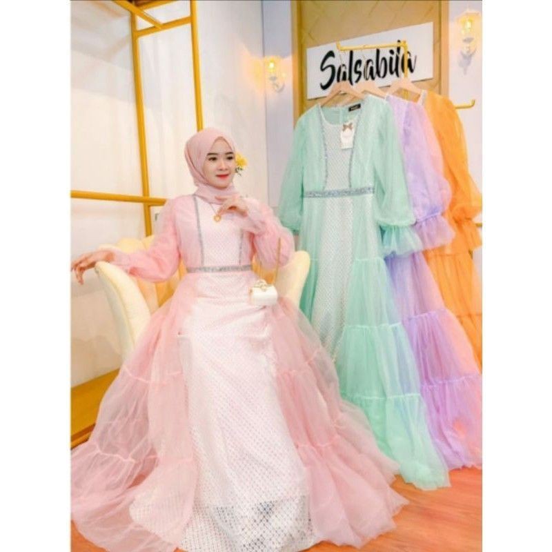 [SALE ] ngabisin stock | dress vivorie | dress tutu premium | gamis vivorie premium