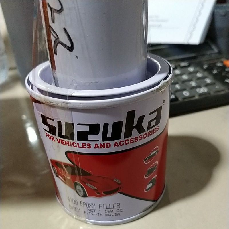 Cat  Duco Epoxy filler Set Suzuka 200cc Motor Mobil Besi Kayu
