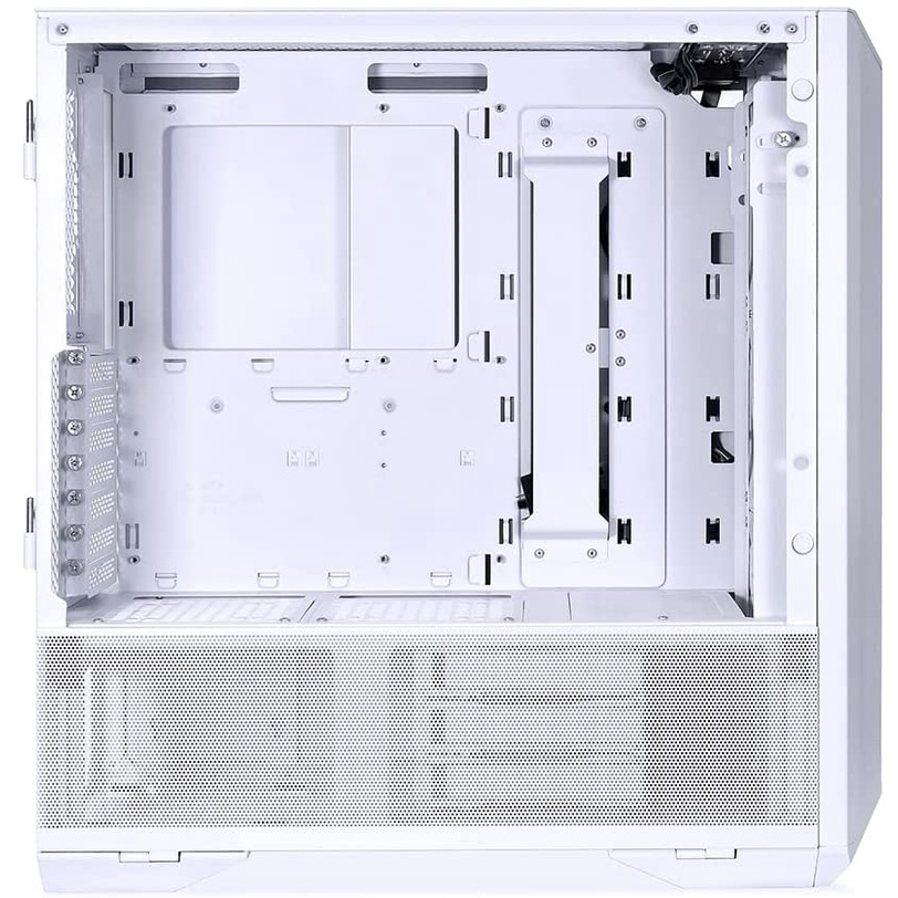 LIAN LI LANCOOL II MESH RGB - WHITE - STEEL SHROUD PANEL - TEMPERED GLASS - FRONT 3 PCS 12CM ARGB FA