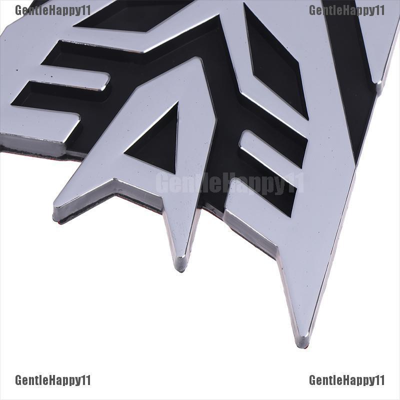 Gentle Stiker Emblem Logo Transformers 3d Untuk Mobil