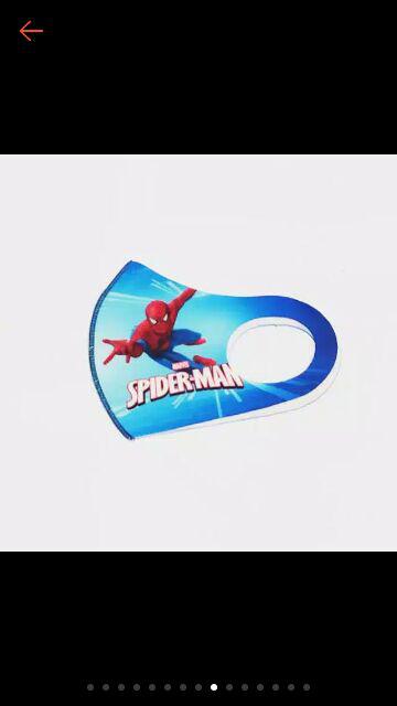 Cod Masker Anak Versi Terbaru Iron Man/lol/tsum²/doraemon