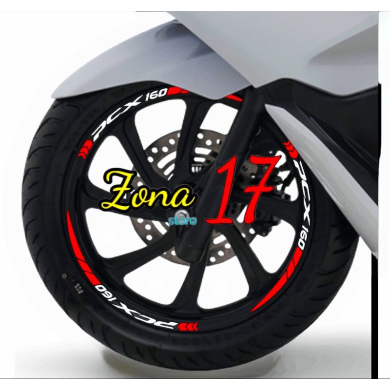 stiker velg sticker pelek pcx 160