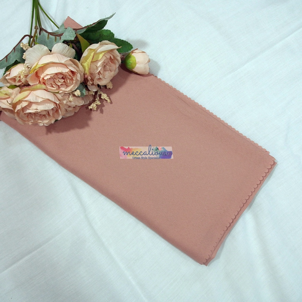 Jilbab Segi Empat Azara Voal Syari 130 x 130 Oskara  Miracle Jumbo Laser Cut-Brown
