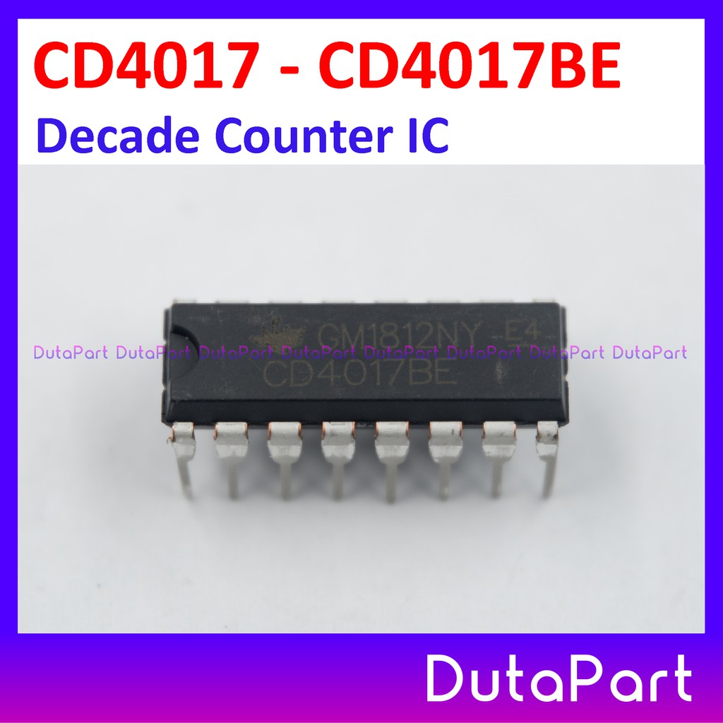 CD4017 CD4017BE CD 4017 Decade Counter Divider IC DIP-16