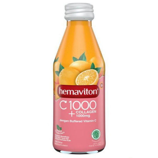 Minuman Vitamin C dan Kolagen Hemaviton C1000 Plus Collagen - 150 ml