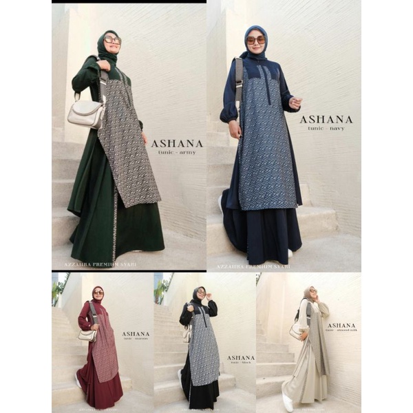 ASHANA (Set Tunik dan Rok) By Azzahra