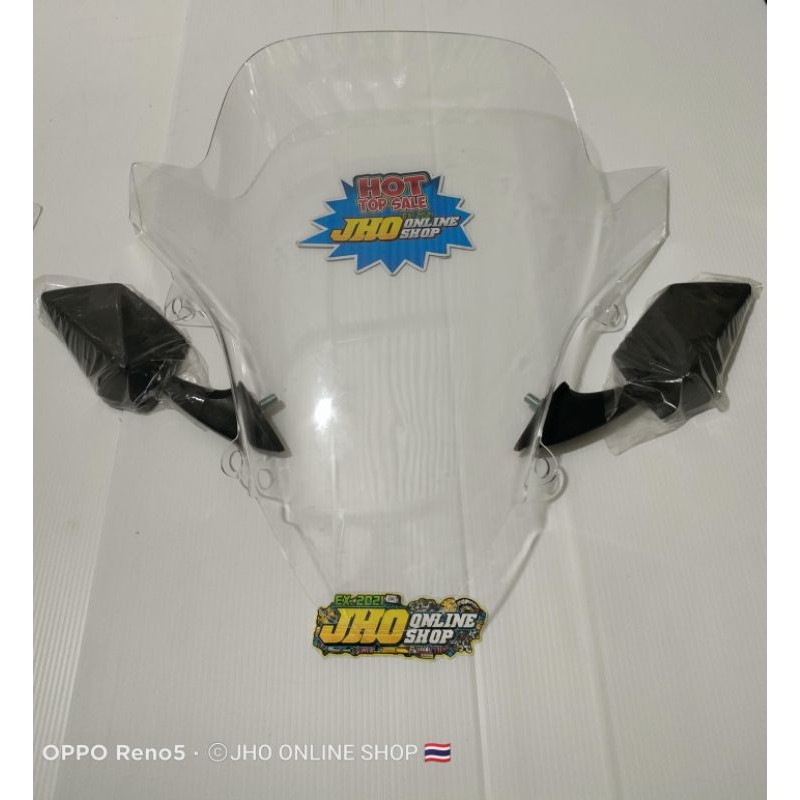 PAKET VISOR PCX 160 PLUS SPION PAKET WINSHIELD PCX 160 PLUS SPION PAKET WS PCX NEW  160CC PAKET