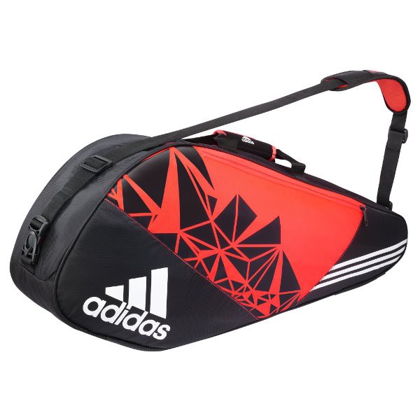 Tas Bulutangkis Adidas Wucht P7 4 Raket Original- Orange Black BO820 CN BAT