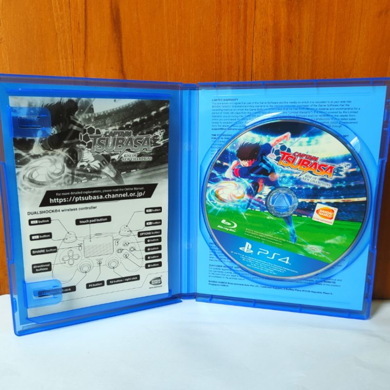 Captain Tsubasa Ps4 Kaset Captain Tsubasa Rise of New Champions Playstation PS 4 5 CD BD Game Games sepak bola pes fifa 21 22 2021 2022 football subasa hyuga nankatsu capten sepak bola roberto petualangan seru mainan gim bluray disc