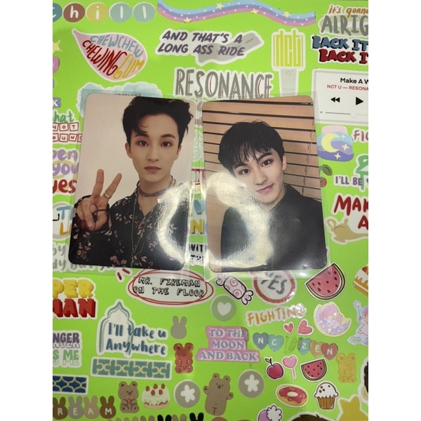 OFFICIAL PC PHOTOCARD MARK LEE REGULAR IRREGULAR NCT 127 DREAM JAEHYUN TAEYONG JAEMIN HAECHAN JENO