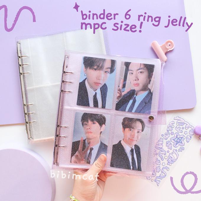 

Office & Stationery | Document Organizer | [Mpc Size] Binder Jelly 6 Ring Khusus Mpc /Album Photocard Mpc Bts Txt | Best Seller