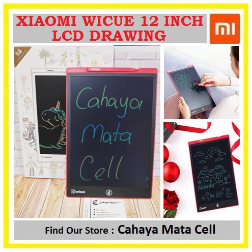 

Xiaomi Wicue 12 inch LCD Digital Drawing Papan Tulis Gambar