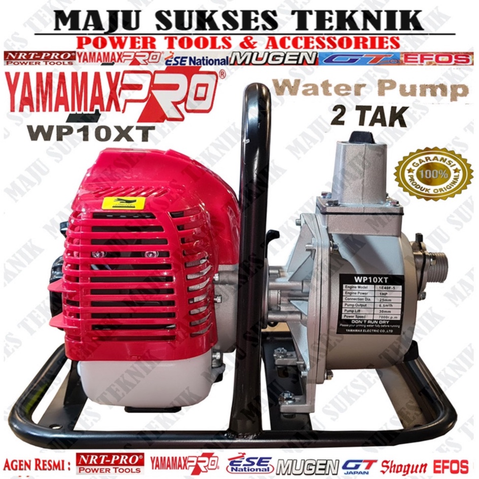 YAMAMAX PRO WP 10XT Mesin Pompa Air Besar Alkon 2Tak Big Pump 1 Inch-5