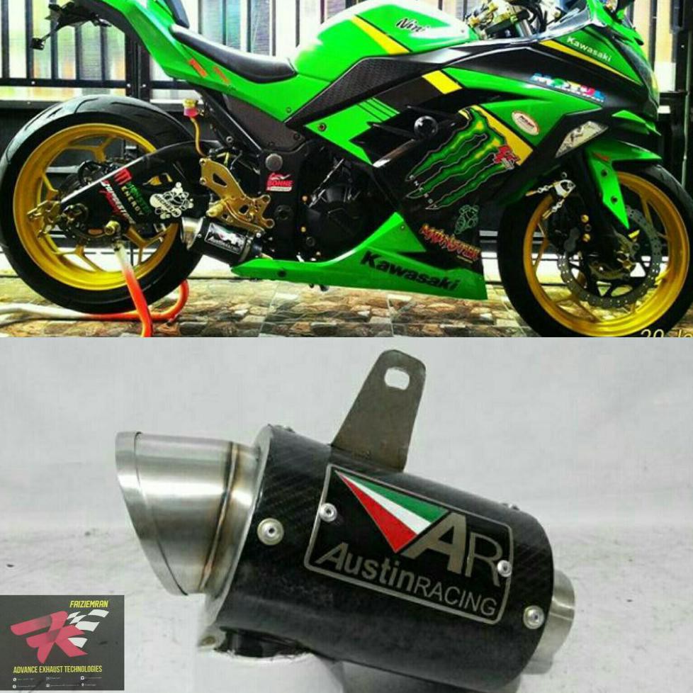 Harga Knalpot Austin Racing Underbelly Ninja 250 Fi Ninja 300 Ninja 250 Karbu Full System Diskon Shopee Indonesia