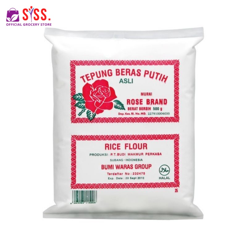 

ROSE BRAND TEPUNG BERAS PUTIH [SIZE : 500GR]