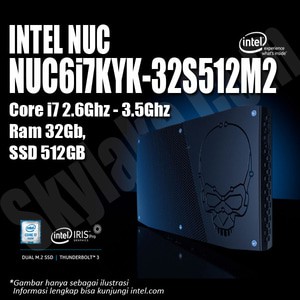 INTEL NUC6i7KYK-32S512M2 MINIPC CORE I7