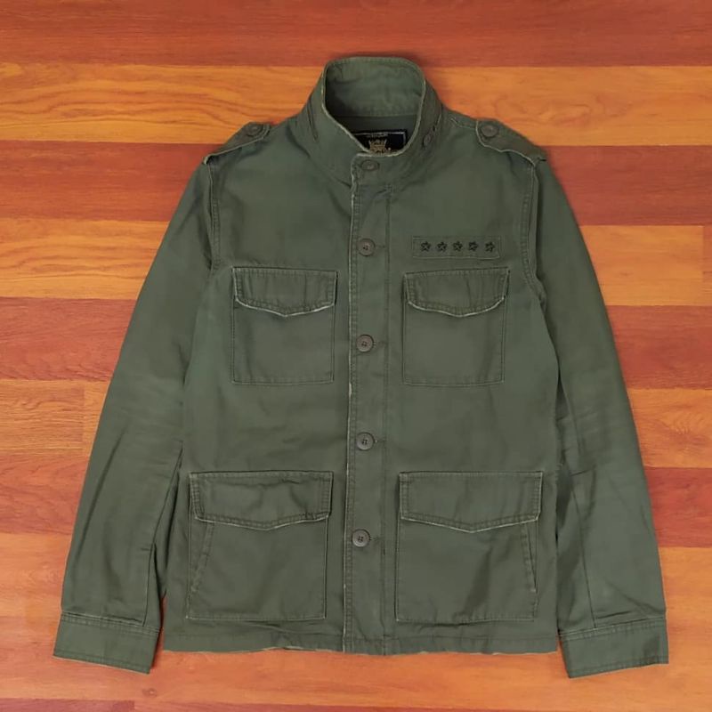 Japan military 291295 labo five bintang vintage jacket ( M )