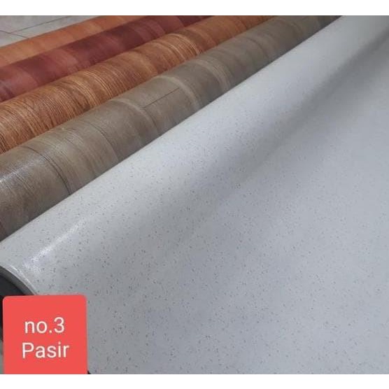 Ready stock] Karpet Lantai Vinyl Plastik Tebal Import Korea Lebar 2 Meter