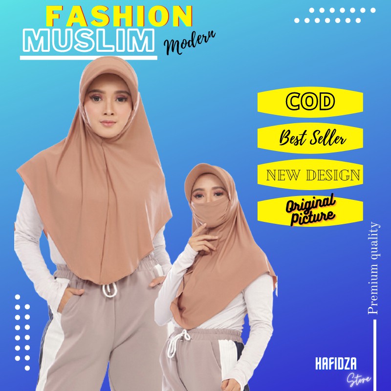 Hijab Jilbab Kerudung Instan Sporty Topi Olahraga Terbaru Murah Fashion Muslim Wanita Kekinian