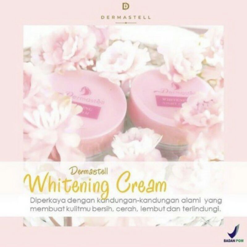 DERMASTEL WHITENING CREAM ( Tanpa sabun muka & serum)