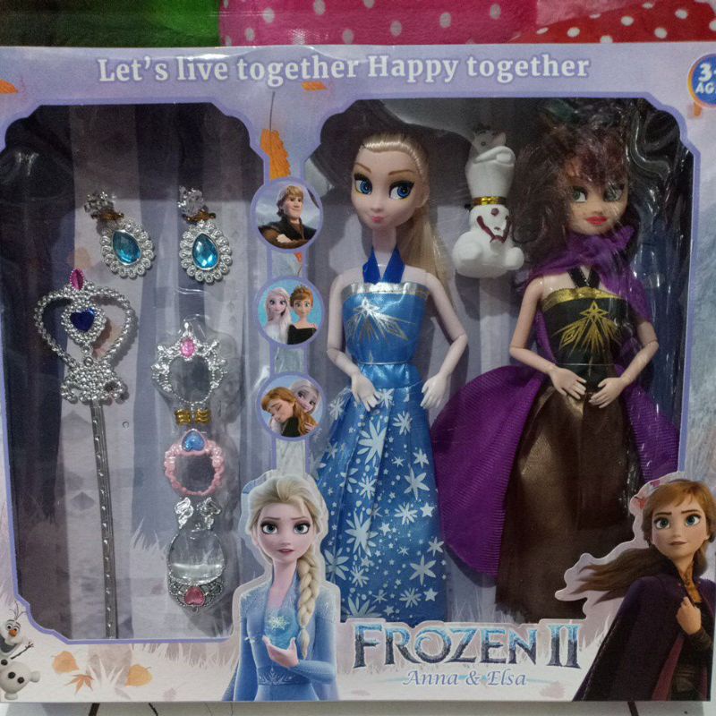 boneka Frozen set besar