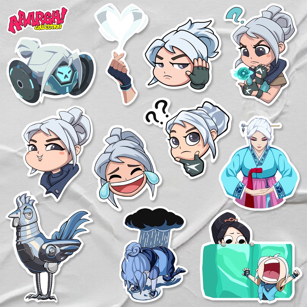 

Stiker Spray Valorant | Jett