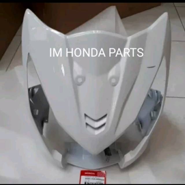 Cover body tameng depan Honda beat fi 2015-2016 putih susu original
